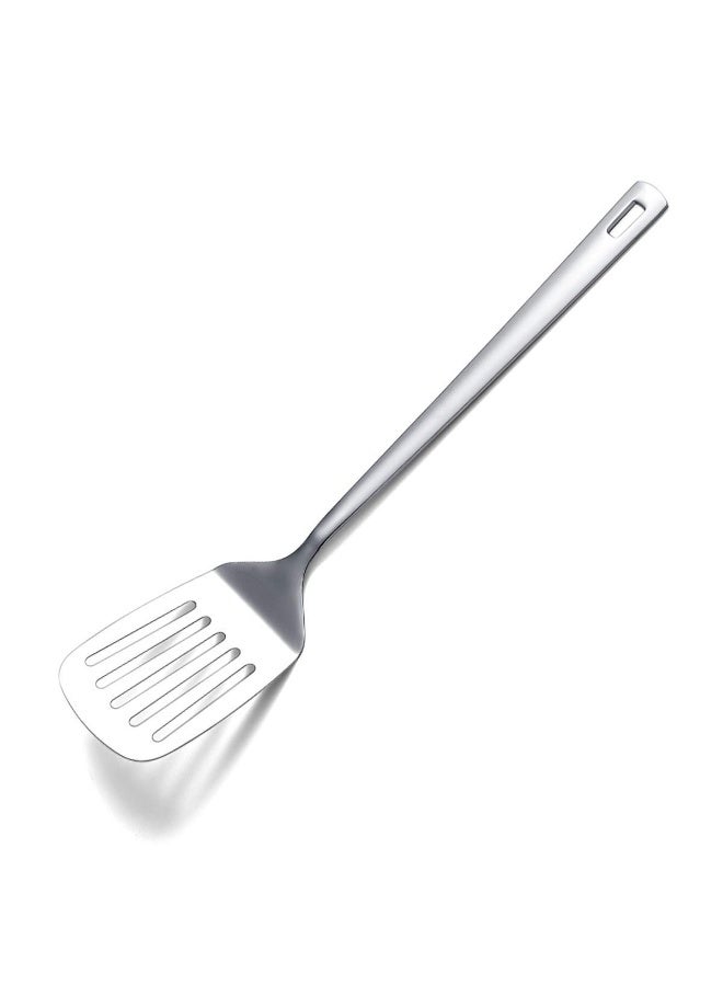 Stainless Steel Spatulas, Slotted Turner, Metal Spatulas Turner For Cooking, Kitchen Spatulas For Nonstick Cookware, Barbecue Spatulas, Dishwasher Safe, Easy to Clean - Image 2